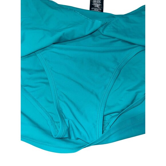 Catalina Womens Plus Size 2-Piece Tankini Set 1X & 2X Nylon Spandex Multicolor T - Picture 5 of 12